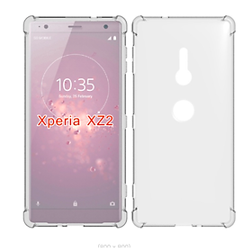 Ốp lưng dẻo trong dành cho Sony Xperia XZ2 - Hàng nhập khẩu