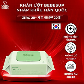Khăn Ướt Bebesup Nhập Khẩu Hàn Quốc Light/ Zero/ Sensitive/ Primier Thương Hiệu Cao Cấp Mềm Mịn