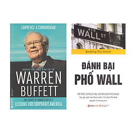 Hình ảnh Combo Sách : Đánh Bại Phố Wall + Những Bài Học Đầu Tư Từ Warren Buffett  