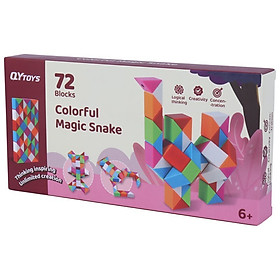 QYToys - EQY564 Rubik xếp hình rắn ma thuật 72 chi tiết (KT 10.5x2.6x17cm)