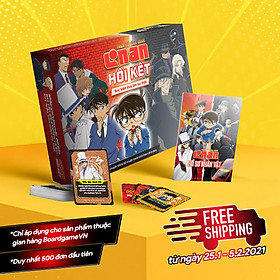 Boardgame "Thám tử lừng danh Conan - Hồi Kết" - kèm bộ Hồ sơ 25 nhân vật cực chất
