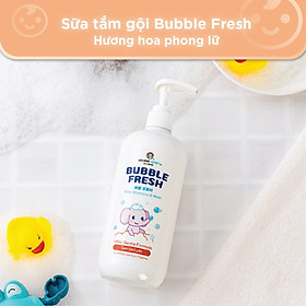 Sữa tắm gội Bubble Fresh hương hoa phong lữ 500ml - Joona Baby
