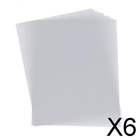 6x10 Half Transparent Shrink Film Sheets Shrinkable Paper Craft Fine Polish