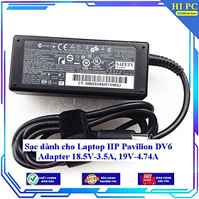 Sạc dành cho Laptop HP Pavilion DV6 Adapter 18.5V-3.5A 19V-4.74A - Kèm Dây nguồn - Hàng Nhập Khẩu