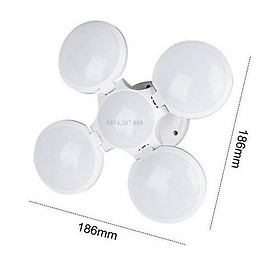 Mua Đèn Led Năng Lượng Mặt Trời Tích Điện 40W  Đèn Năng Lượng Mặt Trời 4 Cánh Đuôi E27 Football UFO Lamp 4 Chế Độ Sáng