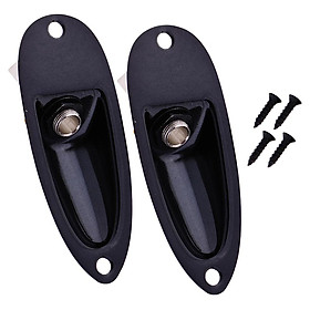 2x Boat Indented Guitar   Plate Socket Plug for  Sq Electric Guitar