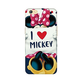 Ốp Lưng Dành Cho Điện Thoại Oppo A71 - I Love Mickey