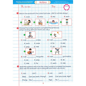 Sách - phiếu bài tập cuối tuần môn tiếng anh lớp 4 (dùng chung cho các bộ sgk hiện hành) ( HA)