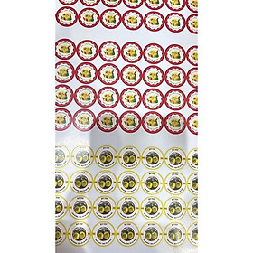 Mua Tem nhãn mua 1 tặng 1   mua 2 tặng 1 kích thước 2 cm decal giấy
