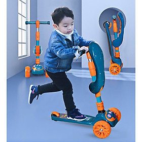 Xe Trượt Scooter Cao Cấp 3 Bánh Phát Sáng, Phát Nhạc - Hàng chính hãng