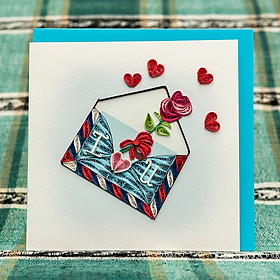 Thiệp Giấy Xoắn Tình Yêu - CNL1511