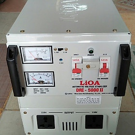 Ổn áp lioa 5kva model DRI - 5000II đời mới nhất dây đồng 100%