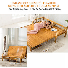 Mua Giường Sofa  Ghế Sofa Tre Đặc Biệt Từ Thiên Nhiên Kích Thước 1 Mét