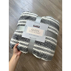 Chăn lông thỏ Queen LIDACO siêu giữ ấm khổ rộng 2mx2m3