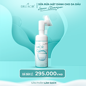 Sữa rửa mặt, ngăn ngừa mụn, sáng da, kiềm dầu dr lacir