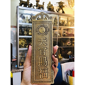 Mua Thẻ Kim bài thiên quan tứ phước bằng đồng trấn trạch