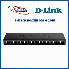 Mua Bộ Chia Mạng Switch D-Link DGS-1016S 16 Cổng RJ45 10/100/1000Mbps Để Bàn Vỏ Kim Loại - Hàng Chính Hãng
