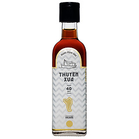 Nước mắm nhĩ Thuyền Xưa 40 độ đạm chai 65ml