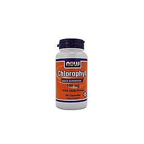 Viên Uống Now Foods Chlorophyll 100mg (90 Viên)