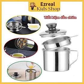 Mua Ca Lọc Dầu Ăn INOX 304 Có Lưới Lọc Cân Bằng Cao Cấp