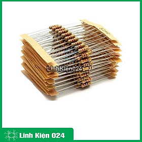 Gói 48 Loại Trở 5 Vạch 1/4W 1% Từ 1R-1M Mỗi loại 10 Con