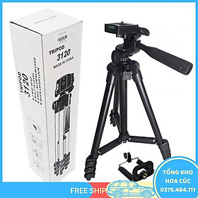 Giá Đỡ Chụp Hình Tripod 3120 Dành Cho Điện Thoại, Máy Ảnh Tặng Kẹp Điện Thoại  - Vận Chuyển Miễn Phí Toàn Quốc