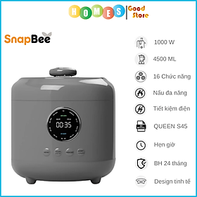 Mua Nồi Áp Suất Điện Thông Minh SNAPBEE QUEEN S45 Thương Hiệu Mỹ  16 Chức Năng Tích Hợp Dung Tích 4.5 Lít  Công Suất 1000 W - Hàng Chính Hãng