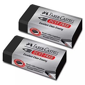 Gôm Dust Free Medium Bk - Faber-Castell-187528-187171 (2 Viên)