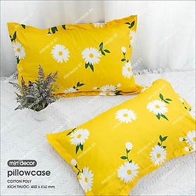 Mua Đôi Vỏ Gối Vỏ Gối Nằm Cotton 45x65 - Thiết Kế Mịn Decor