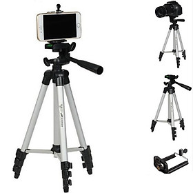 Giá đỡ 3 chân Selfie Tripod 3110 Cho điện thoại và máy ảnh tặng kèm túi cải cá tính