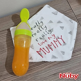 Bình thìa Nuby dùng cho trẻ trong giai đoạn ăn dặm, dung tích 90ml ( 4m+ )