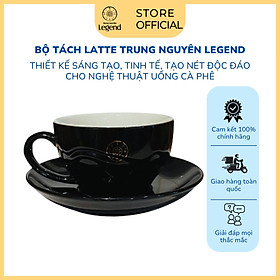 Mua Bộ Tách Đĩa Gốm Latte Trung Nguyên Legend có vân - 238ml