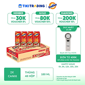 Thùng 48 hộp thức uống lúa mạch hương vị socola Ovaltine 180ml