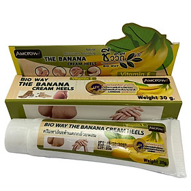Kem chuối dưỡng da tay và nứt gót chân BIO WAY THE BANANA CREAM HELLS - Thailan