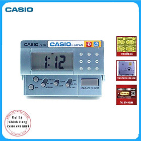 Đồng Hồ Báo Thức Du Lịch - Để Bàn Điện Tử Casio PQ-10D-2RDF