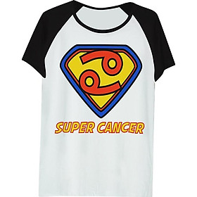 Áo thun tay màu Cung cự giải Superman ATZS004