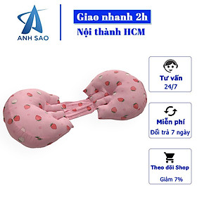 Gối bầu cánh tiên cao cấp A giúp nâng đỡ bụng, giảm đau nhức lưng cho mẹ - giao mẫu ngẫu nhiên