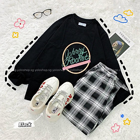 Áo thun dài tay ROCKET phông Unisex nam nữ tee oversize form rộng pull Ulzzang Streetwear Hàn Quốc vải mềm