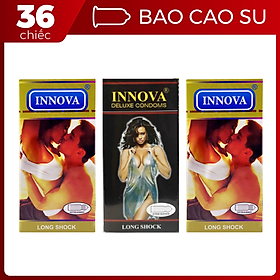 Bộ 3 Hộp Bao Cao Su Innova kéo dài (hộp 12 chiếc )