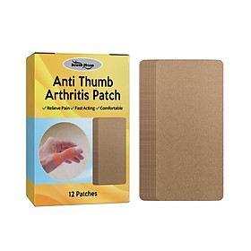 South Moon 12Pcs Anti-Thumb Arthritis Patch Thumb Finger Wrist Pain Relief Patch
