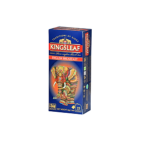 Hình ảnh Trà Kingsleaf English Breakfast Basilur - túi lọc 50g