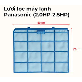 Mua BỘ 2 TẤM LƯỚI LỌC MÁY LẠNH PANASONIC 2HP – 2.5HP – HÀNG CHÍNH HÃNG