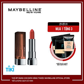Son Lì Mịn Môi Không Khô Môi Maybelline New York Color Sensational The Creamy Mattes Lipstick 3.9g