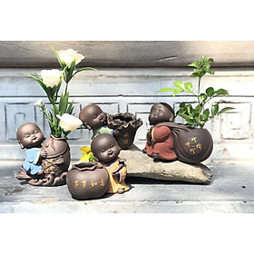 Mua Tượng chú tiểu trồng cây Tài Lộc May Mắn