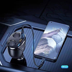 Mua Cốc Sạc Nhanh Cho Xe Hơi Hoco HK22 3A QC3.0 18W - Hàng Chính Hãng