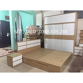 Mua Bộ giường tủ táp phòng cưới gỗ công nghiệp mdf