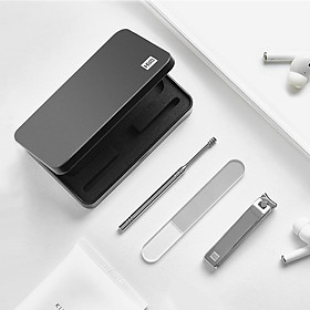 Bộ cắt móng inox 5 món Xiaomi Mijia - Bộ dụng cụ làm móng Xiaomi Mijia-Hàng chính hãng