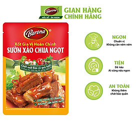 Gia Vị Barona 80g ướp ngon chuẩn vị không cần nêm nếm nêm sẵn thành phần tự nhiên, giá sỉ dạng thùng (1 thùng 80 gói)