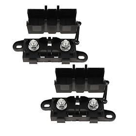 2pcs MEGA Fuse Block / Holder with Cover Universal for RV/Van/Truck/Yacht