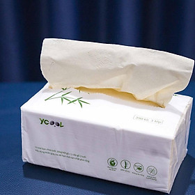 Giấy ăn gấu trúc Ycool -giấy vệ sinh giấy gói giấy rút 390 tờ 1 bịch 6 gói